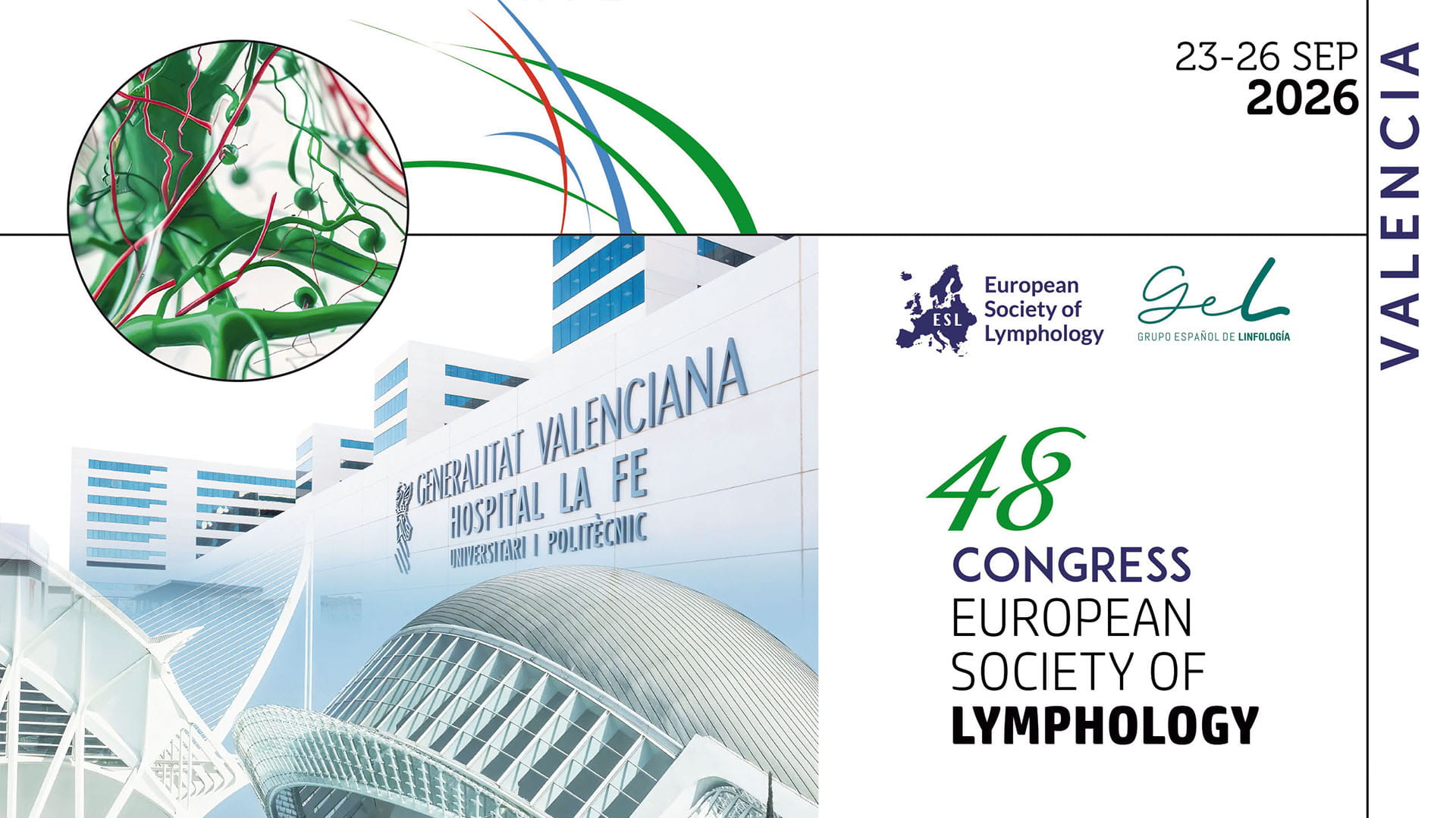 imagen horas 48º Congreso de la European Society of Lymphology (ESL) y 1º Congreso del Grupo Español de Linfología (GEL)