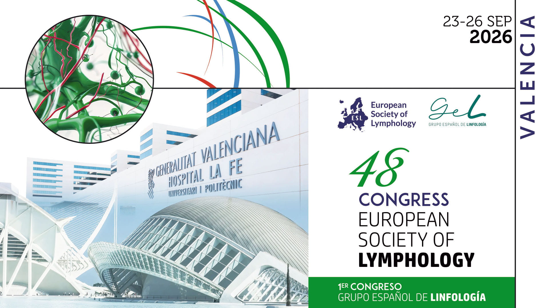 I Congreso del Grupo Español de Linfología (GEL) 2026 &mdash; Valencia, 23-26 septiembre