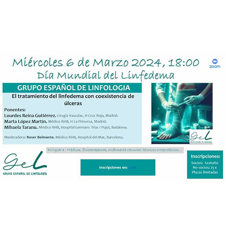 Abiertas inscripciones: El tratamiento del linfedema con coexistencia de úlceras
